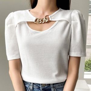 Dazy Puff sleeve tee